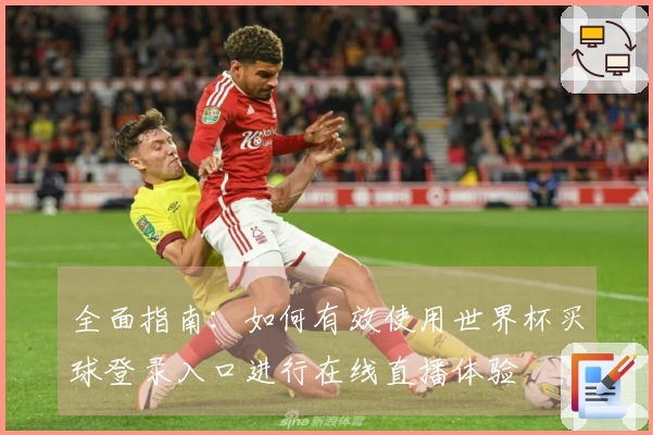 全面指南：如何有效使用世界杯买球登录入口进行在线直播体验